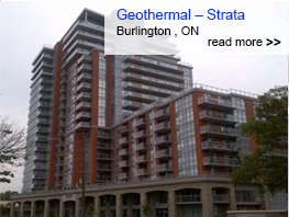 Geothermal - Strata. Burlington, ON.